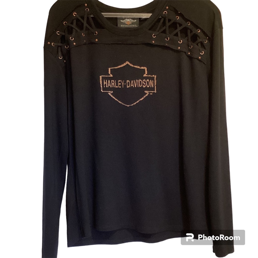 Harley Davidson Sexy Long-sleeved Ladies Shirt, Size Medium